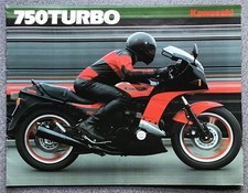 Brochure vendita moto KAWASAKI 750 Turbo 1985 ref 99943-1539 ALL-E IV-VII