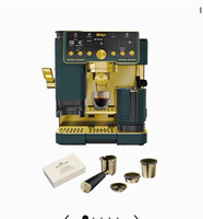 Ninja Luxe Café Pro Espresso Machine Emerald/Gold 9 Bar Grinder Milk Frother