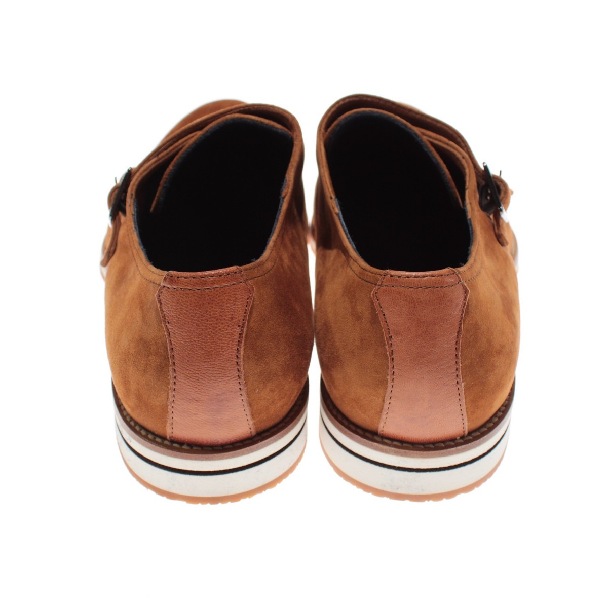 Zelli NWB Legerra Double Monk Strap Suede Dress Shoes Size  display picture 2