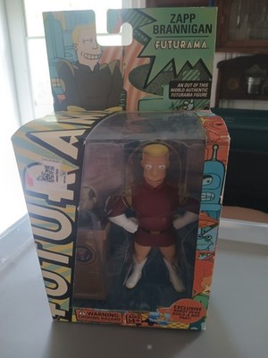 Zapp Brannigan Action Figure Toynami Futuama 2007 MIB Mint In Box