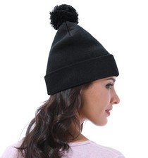 POM-POM Knit Slouchy Baggy Beanie Oversize Winter Hat Ski Cap Skull Women Men