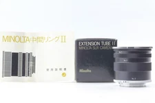 [ TOP MINT / Box ] Minolta Extension Tube II Set No.1 No.2 No.3 EB From JAPAN