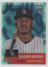 2022 Chrome Platinum Anniversary Aqua Lava Refractor Elehuris Montero Rookie RC