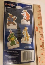 Vintage 1986 Franklin the Turtle DesignWare Birthday Party Place Cards Cartoon 