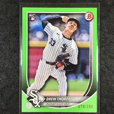 2025 Bowman Baseball DREW THORPE Rookie Base Neon Green 79/399 #8