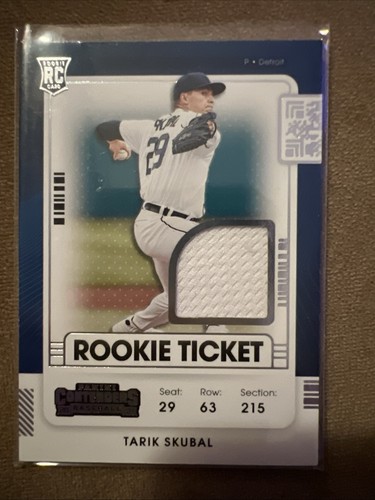 Tarik Skubal Panini Contenders 2021 Rookie Ticket Jersey Purple 36/99 #RTJ-TS