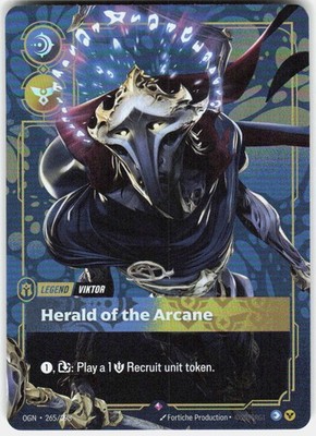 Viktor - Herald of the Arcane Foil 265/298 Origins Riftbound League of Legends