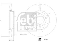 2x New Brake Disc for AUDI SEAT SKODA VW:ARONA,KAMIQ,SCALA,IBIZA V,POLO VI