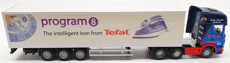 Camión modelo Cararama escala 1/50 569-019 - Scania Topline Truck - azul Foto 3 de 4