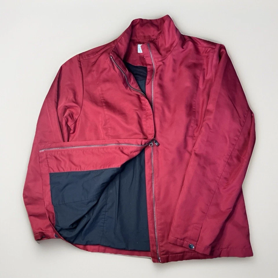 Cutter And Buck WeatherTec Dark Red Women’s Size L Golf Jacket - Image 3 of 4