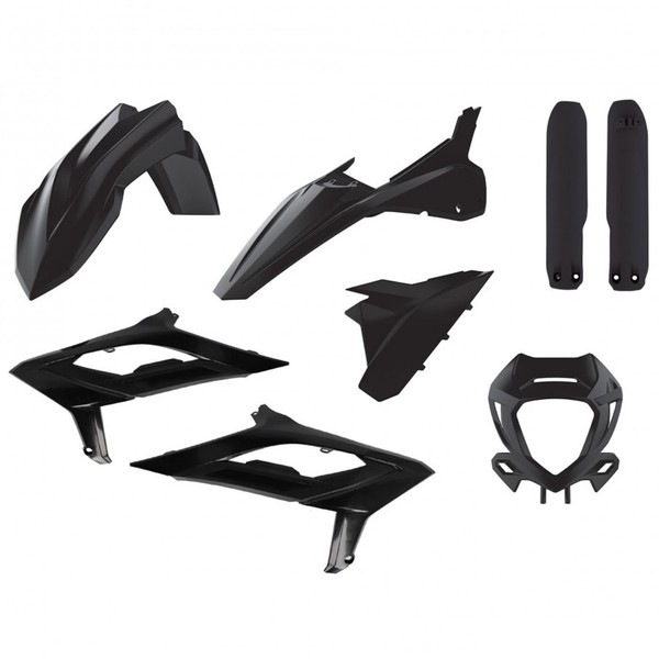 Plastikkit Schwarz Plastiksatz Passend FüR Beta RR 390 Bj. 2023-2024-image