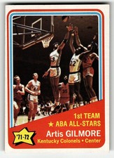 1972-73 Topps Artis Gilmore ALL STAR #251 Colonels HIGHER GRADE ROOKIE HOF