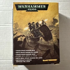 Warhammer 40K Chaos Space Marine Bike Games Workshop OOP New Unbuilt Complete