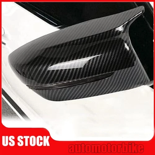 For 2017-2020 BMW G30 G20 G11 G12 M Style Carbon Look Wing Mirror Cover Cap Trim