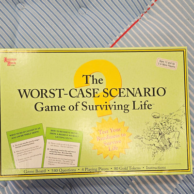 University Games Worst-Case Scenario Surviving Life Survival Board Game 2+ 12+