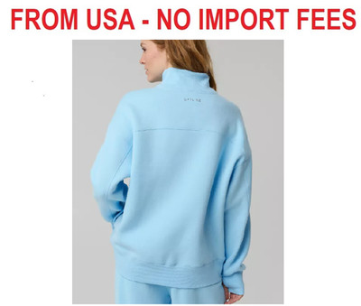 OFFLINE By Aerie Cloud Fleece Oversized Mockneck Sweatshirt-Divine Blue