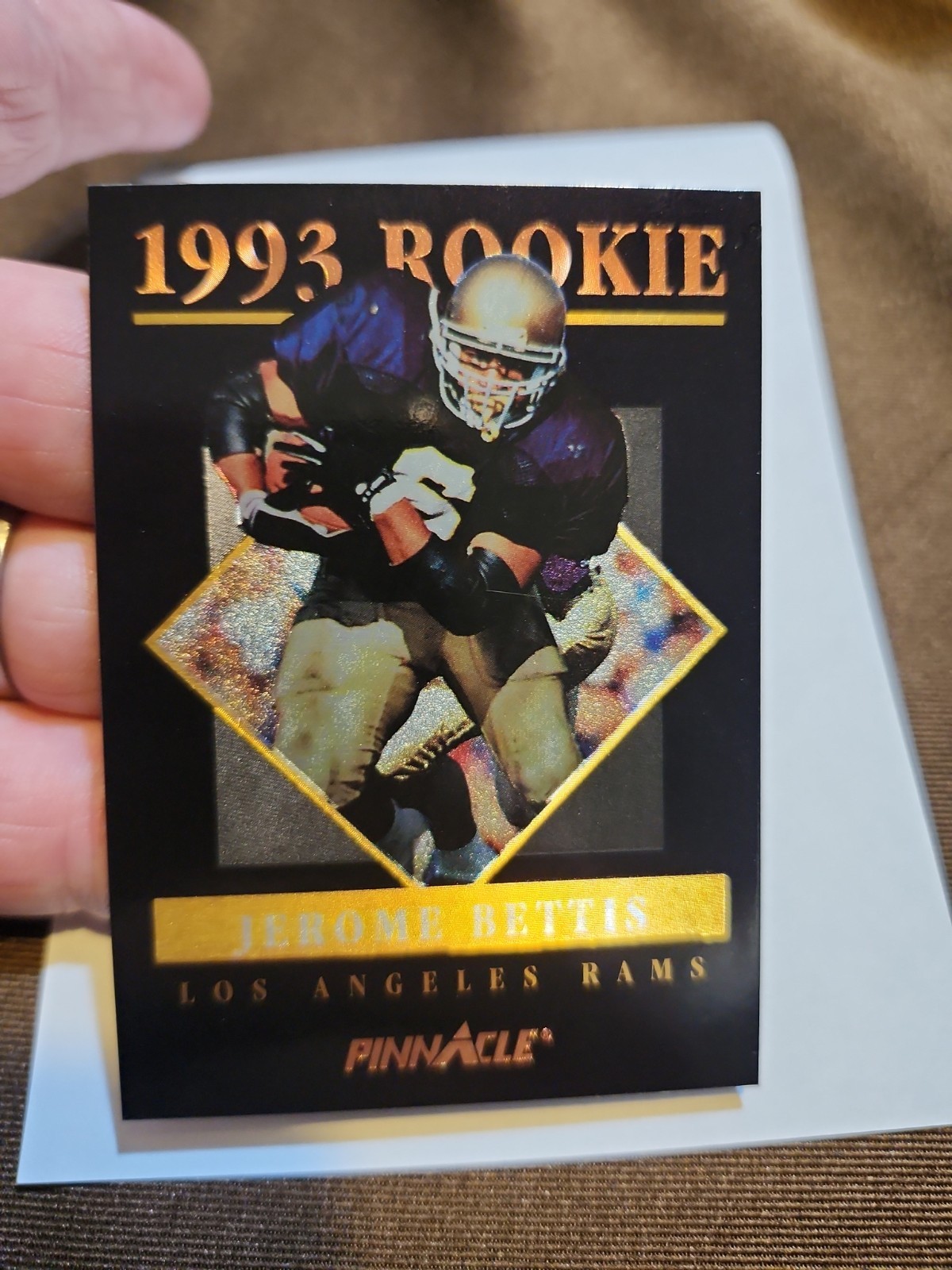 1993 PINNACLE JEROME BETTIS, #7 OF 23, 1993 ROOKIE INSERT Notre Dame Irish