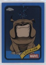 2025 Topps Chrome Marvel Comics Blue Refractor /299 Lockjaw #152 1h1d