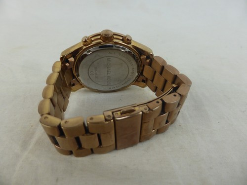Michael Kors MK5128 Damenuhr Runway Roségold Edelstahl Chronograph - Bild 5 von 8