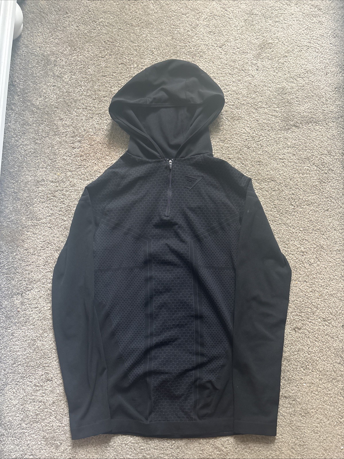 Gymshark Onyx V3 Hoodie – Size M – Black – Atori Tours اتوري