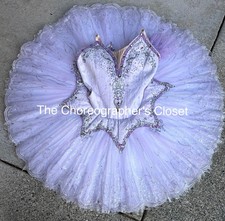 Professional Pale Lilac Fairy Sugar Plum Silver Ballet Tutu Costume XS Adult