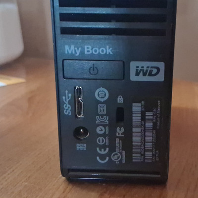 Western Digital WD My Book 3TB USB 3.0 External HDD Black Password Protection