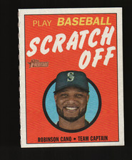 2019 Topps Heritage 1970 Topps Scratch-Offs #13 - Robinson Cano   19-172