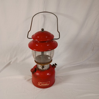#ad Vintage Coleman 200A Lantern Red December 1964 USA Pyrex $68.99