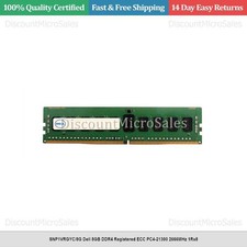 SNP1VRGYC/8G Dell 8GB DDR4 Registered ECC PC4-21300 2666MHz 1Rx8