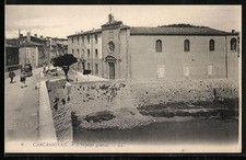Old postcard Carcassonne, the General Hospital