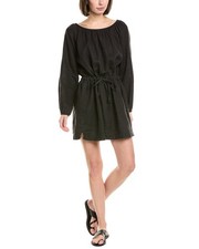 James Perse Gathered Linen Mini Dress Women's