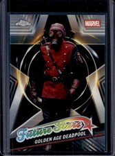 2025 Topps Chrome Deadpool Golden Age Future Stars Black Refractor #/10