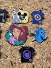 Disney Assorted Pins 10 Diamond Back Authentic Dory Tramp, Marvel, Star Wars etc — photo 3