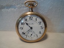 Early 1913 Hamilton POCKET WATCH 21j 992 Serial 890129 Double Roller good