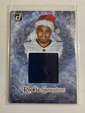 2022 JALEN TOLBERT DONRUSS ROOKIE SWEATERS CARD RC #RHS-31 RELIC DALLAS COWBOYS . rookie card picture