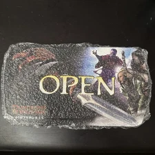 2009 Dungeons Dragons D&D GAME DAY KIT SEALED STORE DISPLAY OPEN/ CLOSE SIGN