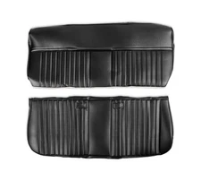 05-315 BROTHERS Trucks C/K Seat Upholstery Kit - Deluxe Pleat Vinyl - Black