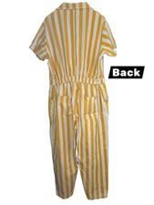 Yellow 100% Cotton Jumpsuits Rompers for Women for sale