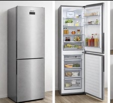 Hotpoint Silver Freestanding Fridge Freezer Hotpoint H7X 93T SK Fresh food