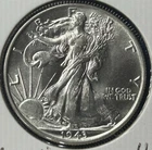 1943 Liberty Walking Half Dollar 50C Silver 0.9 Philadelphia Business MS-65