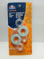 Elmer's ~ Craft Bond ~ Permanent Dot Runner Refills ~ 52.5 Feet Total Length