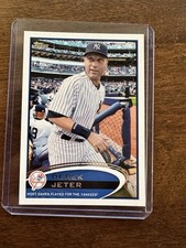 2012 Topps Baseball #641 Derek Jeter Checklist NM-Mint