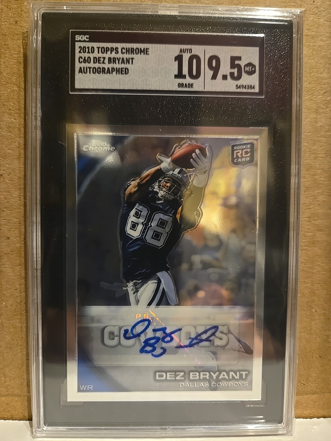 Dez Bryant Topps Chrome #C60 Autograph