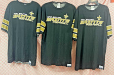 NFL Team Apparel Saints Shirts Mens (2) XL (1) M Lot of 3 NWT NFC South Football