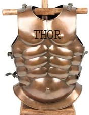 Medieval Roman Steel Muscle Body Jacket Jurassic Breastplate Copper Jacket Armor