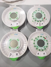 2 LiveFine 28-Day Automatic Pill Dispensers with LCD Display & Key Lock Tested