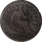 1855-O 5c Seated Liberty Half Dime ~ VG Details