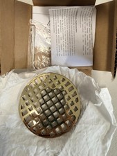 Newport 4" Round Shower Drain - 243-401 - POLISHED BRASS UNCOATED - Tub  Shower