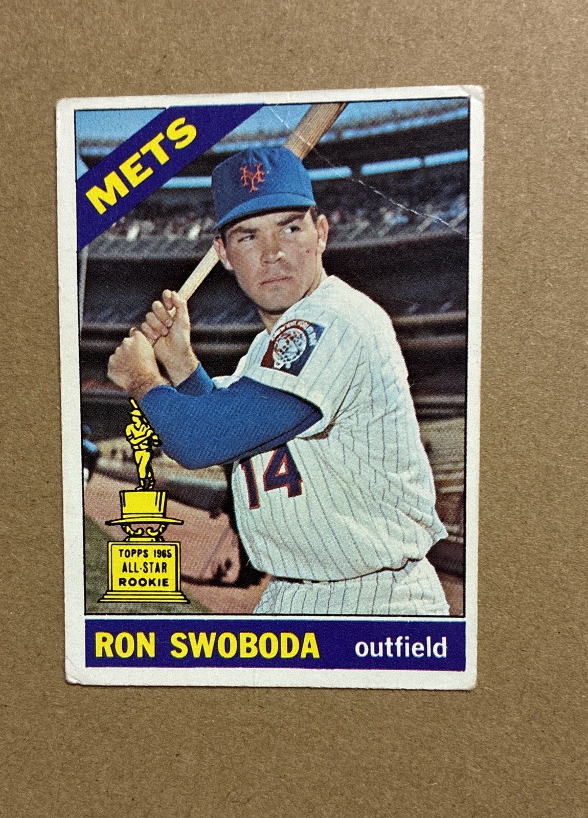 1966 Topps #35 - Ron Swoboda (Read) (Free  Ship)