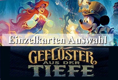 Disney Lorcana - Geflüster a.d. Tiefe - Deutsch  Einzelkarten - NM - non Foil